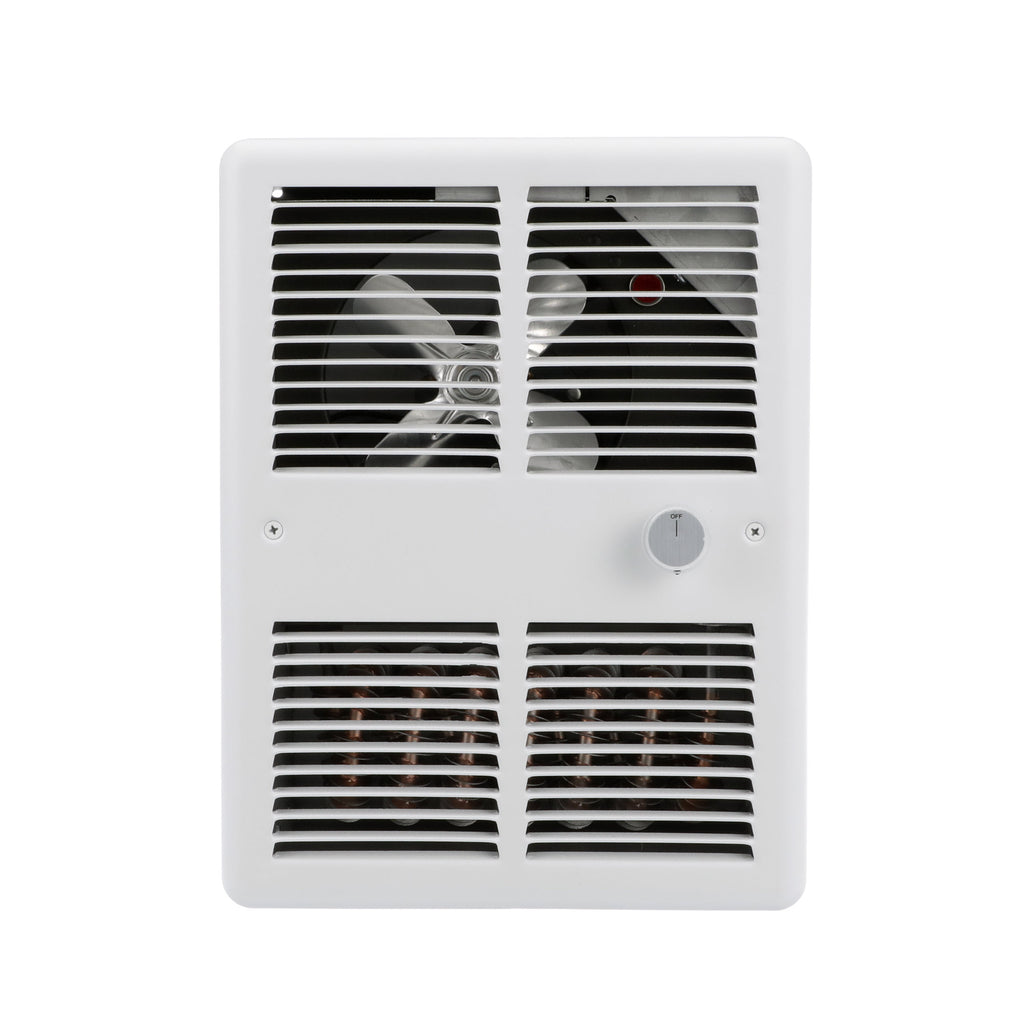 TPI E3275RPW 750W 120V Fan Forced Wall Htr, w Back Can, 2 wire, No Stat, White