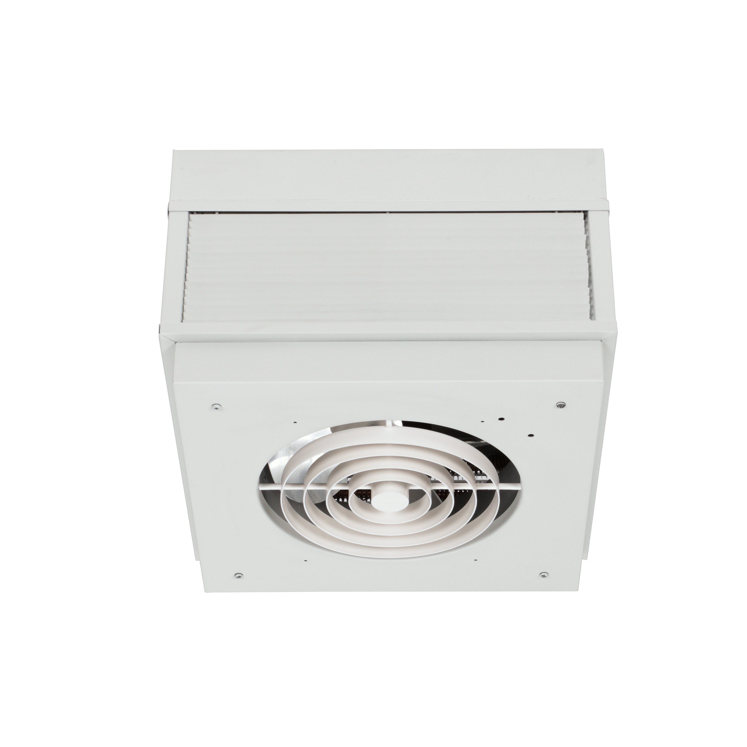 TPI Y3475A1 5KW 480V 3PH Venturi Desgn White Surface Mount Ceiling Heater w/ auto. Reset