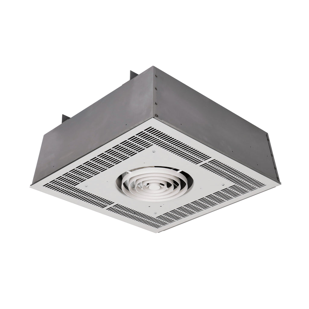 TPI P3482A1 2KW 480V 1PH Venturi Design White Recess Ceiling Heater