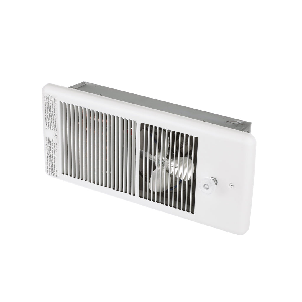 TPI HF4375TRP 750/562W 240/208V Low Profile Fan Forced Wall Htr, SP Stat, Ivory w box