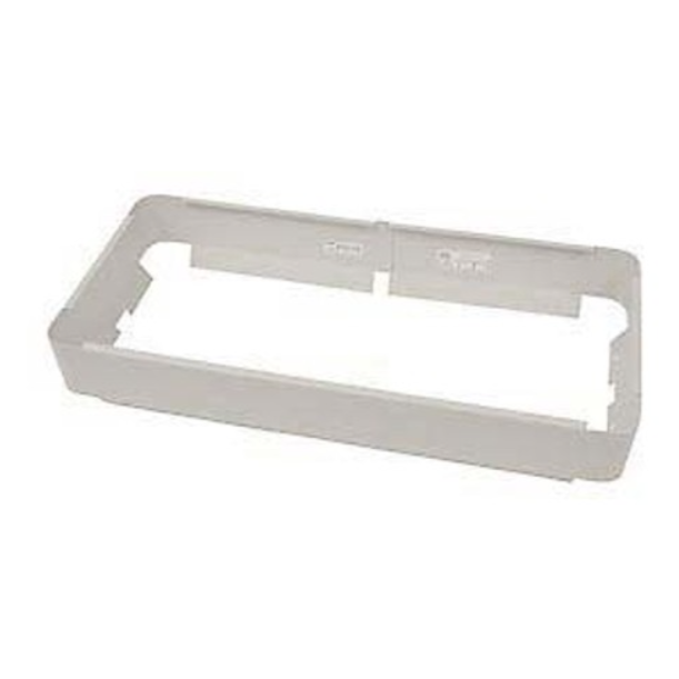 TPI 4300EX8W 1" Semi Recessing Extender, White