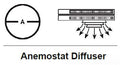 TPI AD5120 Anemostat Diffuser (For 10-20.0 KW 5100 Series Unit Heater)
