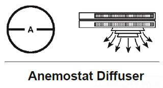 TPI AD5120 Anemostat Diffuser (For 10-20.0 KW 5100 Series Unit Heater)