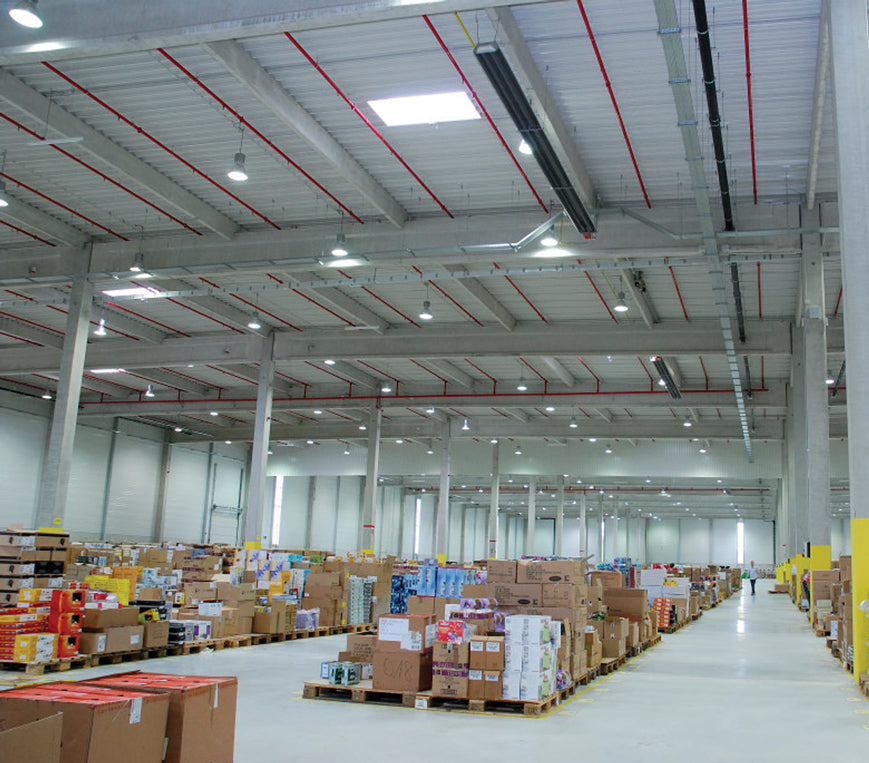 2-Stage Harsh Environ.Tube Htr: S/S Burner House + Aluminized Tube/Reflector; 130/90 MBH NG