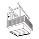 TPI D1612 Downflow Unit Htr. Linear Louvered Diffuser 25-50KW Models