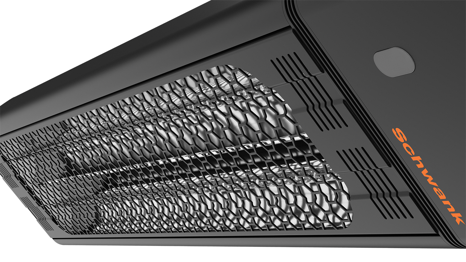 eSchwank Ghost Series Electric Infrared Heater: Black Aluminum, 4000W; 208V/240V~1P; 43.25" Length