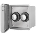 Electric Heater Switch Dual - ON/OFF 120V Flush Mount c/w Weatherproof Cover
