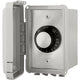 Electric Heater Switch Single - ON/OFF 120V Surface Mount c/w Weatherproof Gang Box and Cover
