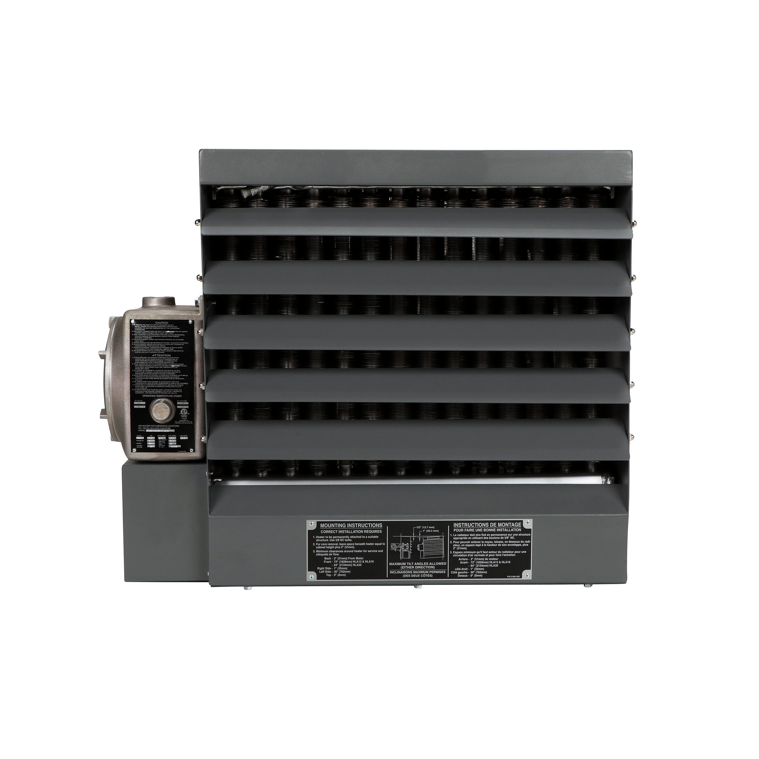 TPI HLA2060036025.024 25KW 600V 3 P Haz Loc Unit Htr