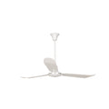 TPI E56CFD 56" Industrial High Eff. Ceiling Fan, White, with forward/reverse feature and 18" downrod