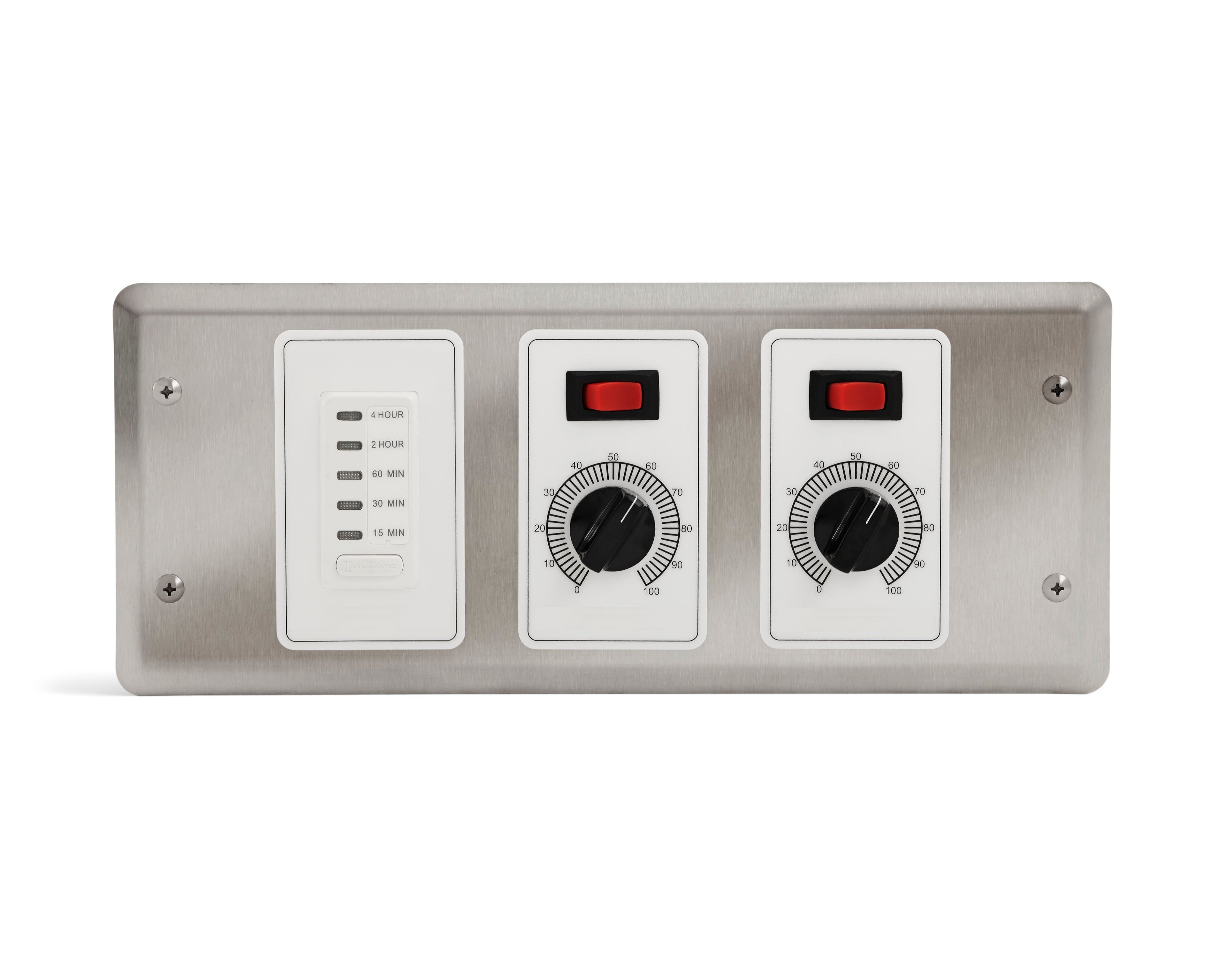 Electric Heater 2 Zone Analog Control c/w Timer  30-4046