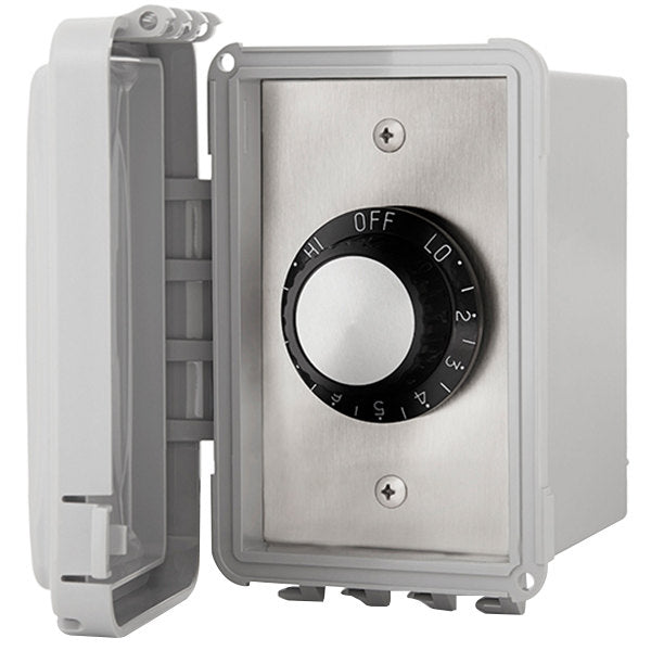 Schwank JM-4220-XX Electric Heater INF Input Regulator: Single - Surface Mount c/w Weatherproof Gang Box and Cover