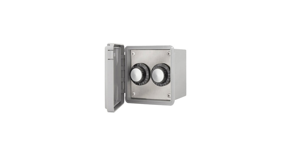 JM-4225-XX Schwank Electric Heater Inf Input Regulator Dual - Surface Mount C/W Weatherproof Gang Box And Cover