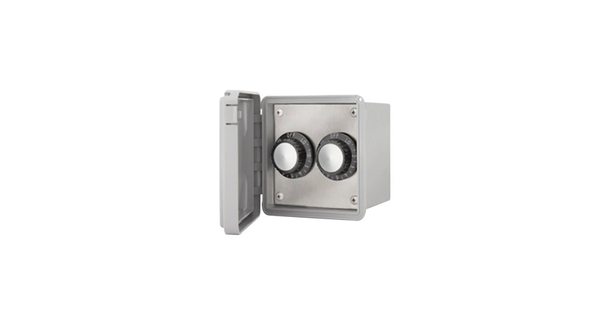 JM-4225-XX Schwank Electric Heater Inf Input Regulator Dual - Surface Mount C/W Weatherproof Gang Box And Cover