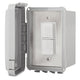 JM-4320-XX Schwank Electric Heater Switch Single Duplex - Surface Mount C/W Weatherproof Box And Cover