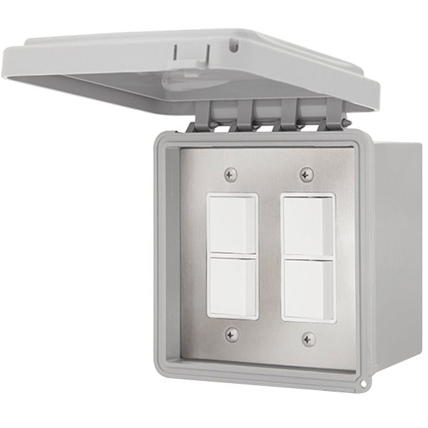 JM-4325-XX Schwank Electric Heater Switch Dual Duplex - Surface Mount C/W Weatherproof Box And Cover