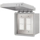 JM-4325-XX Schwank Electric Heater Switch Dual Duplex - Surface Mount C/W Weatherproof Box And Cover