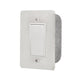 JM-4400-XX Schwank Electric Heater Switch Single - Flush Mount C/W S/S Wall Plate And Deep Gang Box