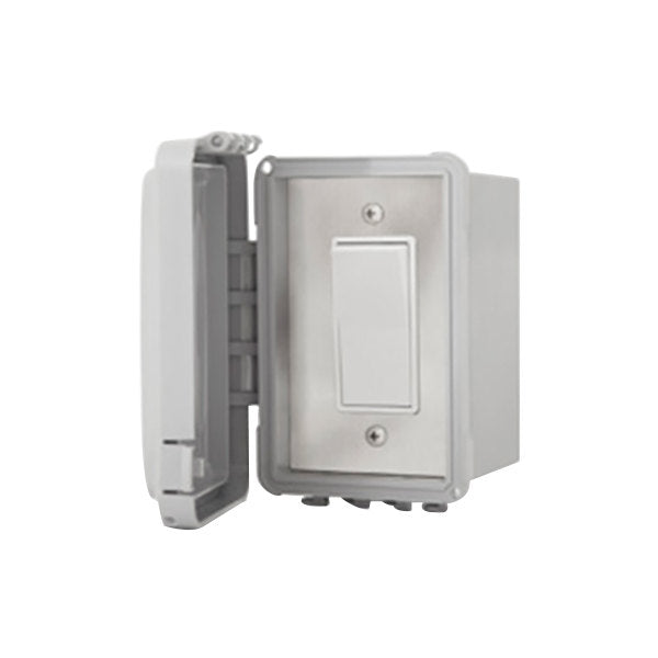 JM-4410-XX Schwank Electric Heater Switch Single - Flush Mount C/W Weatherproof Cover