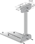 2100 / 2300 Ceiling Mount Kit (18G 316S/S)