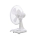 TPI ODF12 12" Oscillating Desk Fan, 3 Speed, 40" Height, White