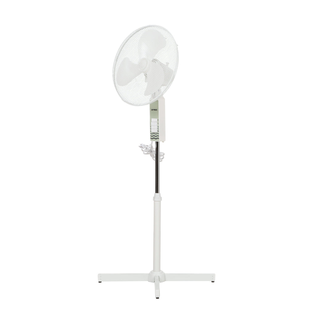 TPI OSF16 16" Oscillating Stand Fan, 3 Speed, Push Button Control