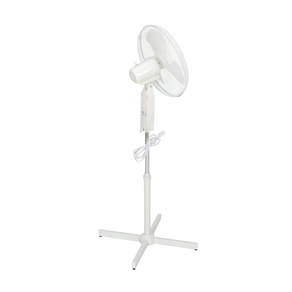 TPI OSF16 16" Oscillating Stand Fan, 3 Speed, Push Button Control