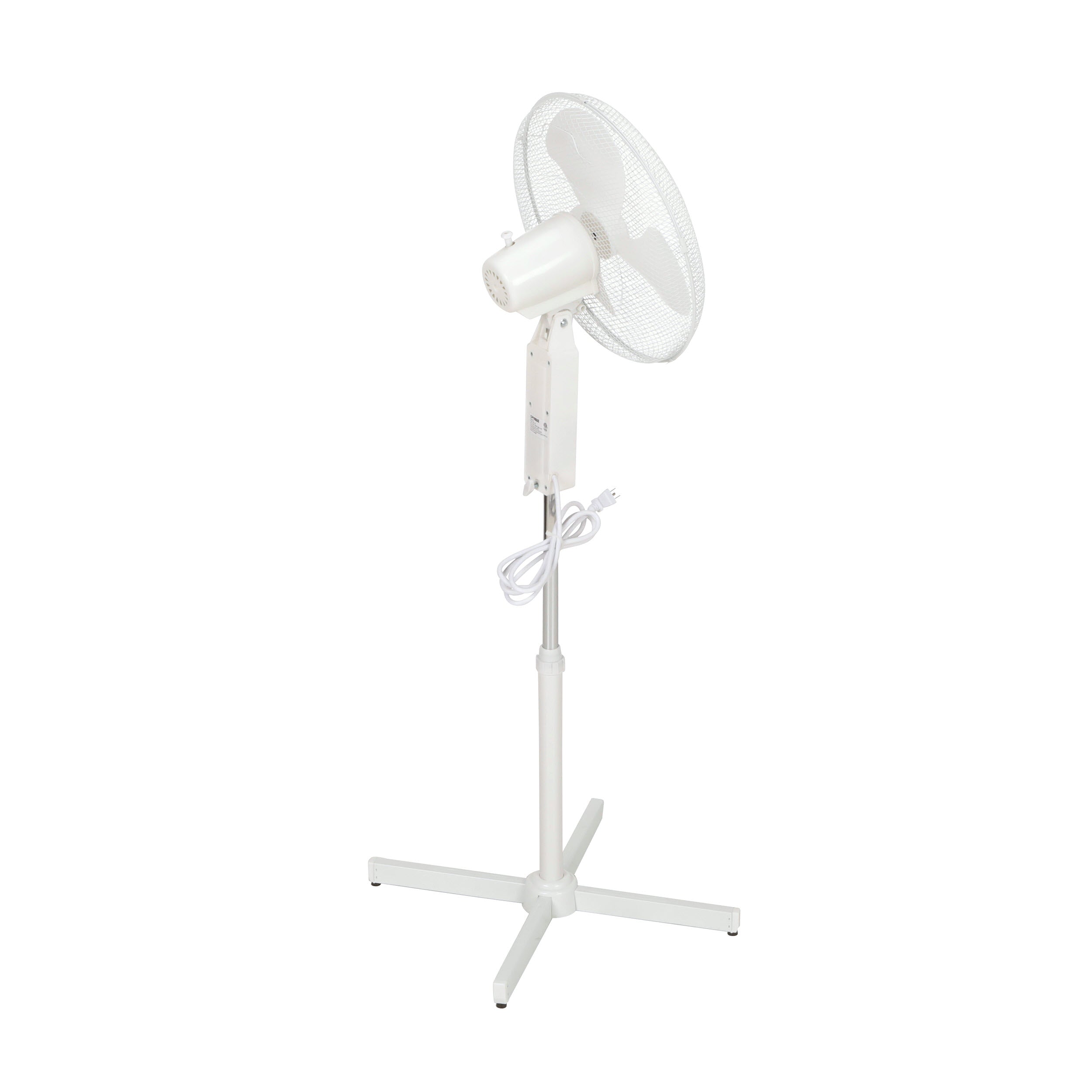 TPI OSF16 16" Oscillating Stand Fan, 3 Speed, Push Button Control