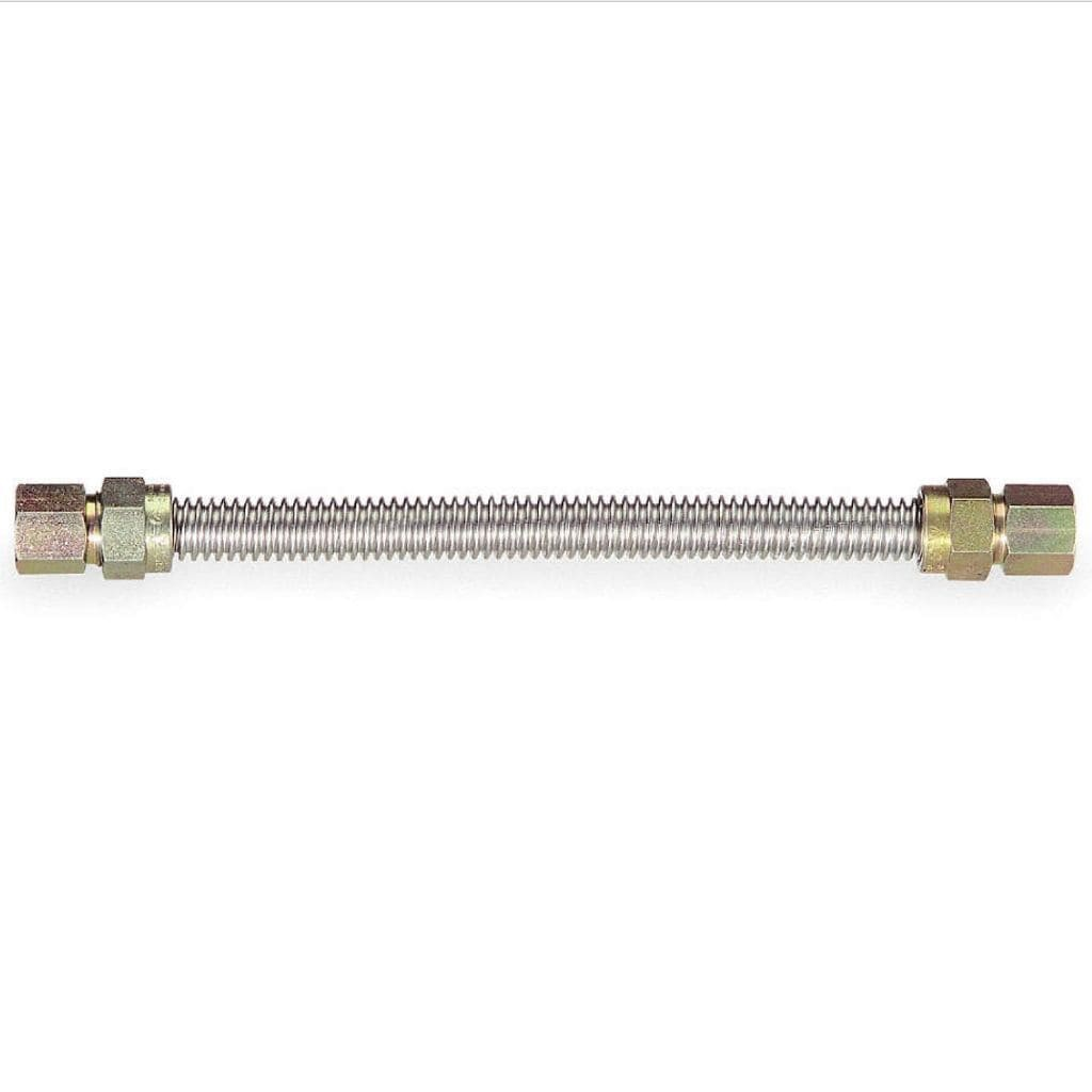 S/S Flexible Gas Conn. - 1/2" X 24" (M.M.) (40 -> 130)