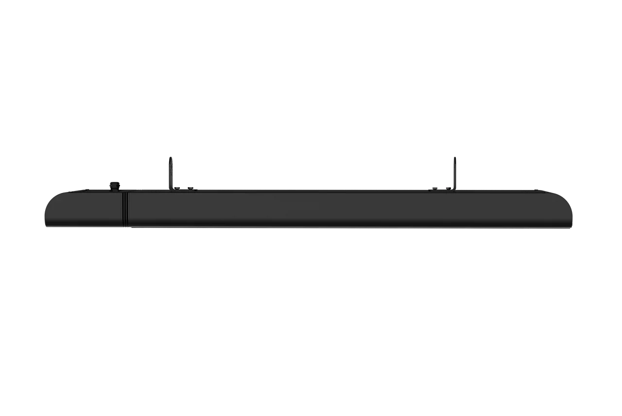 eSchwank Ghost Series Electric Infrared Heater: Black Aluminum, 6000W; 208V/240V~1P; 43.25" Length