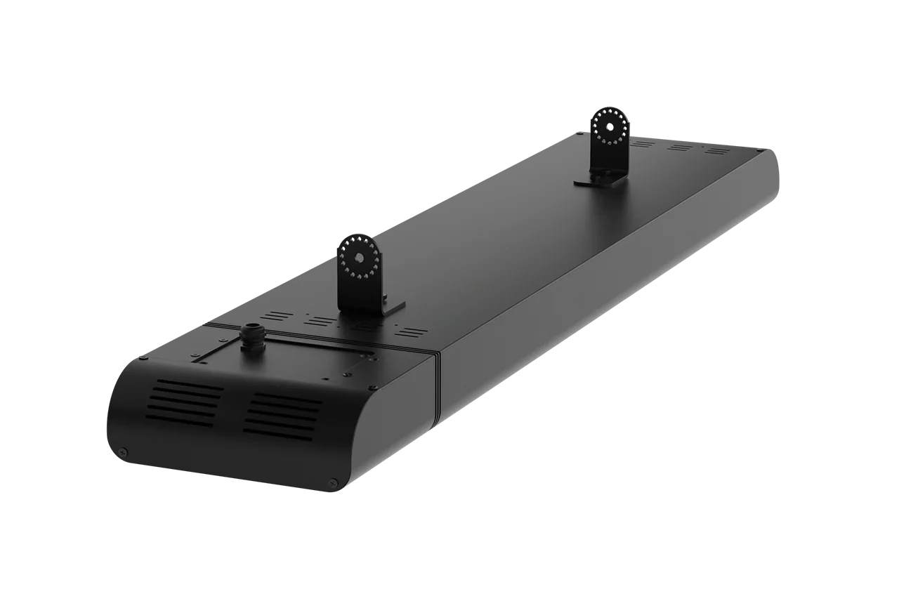 eSchwank Ghost Series Electric Infrared Heater: Black Aluminum, 4000W; 208V/240V~1P; 43.25" Length