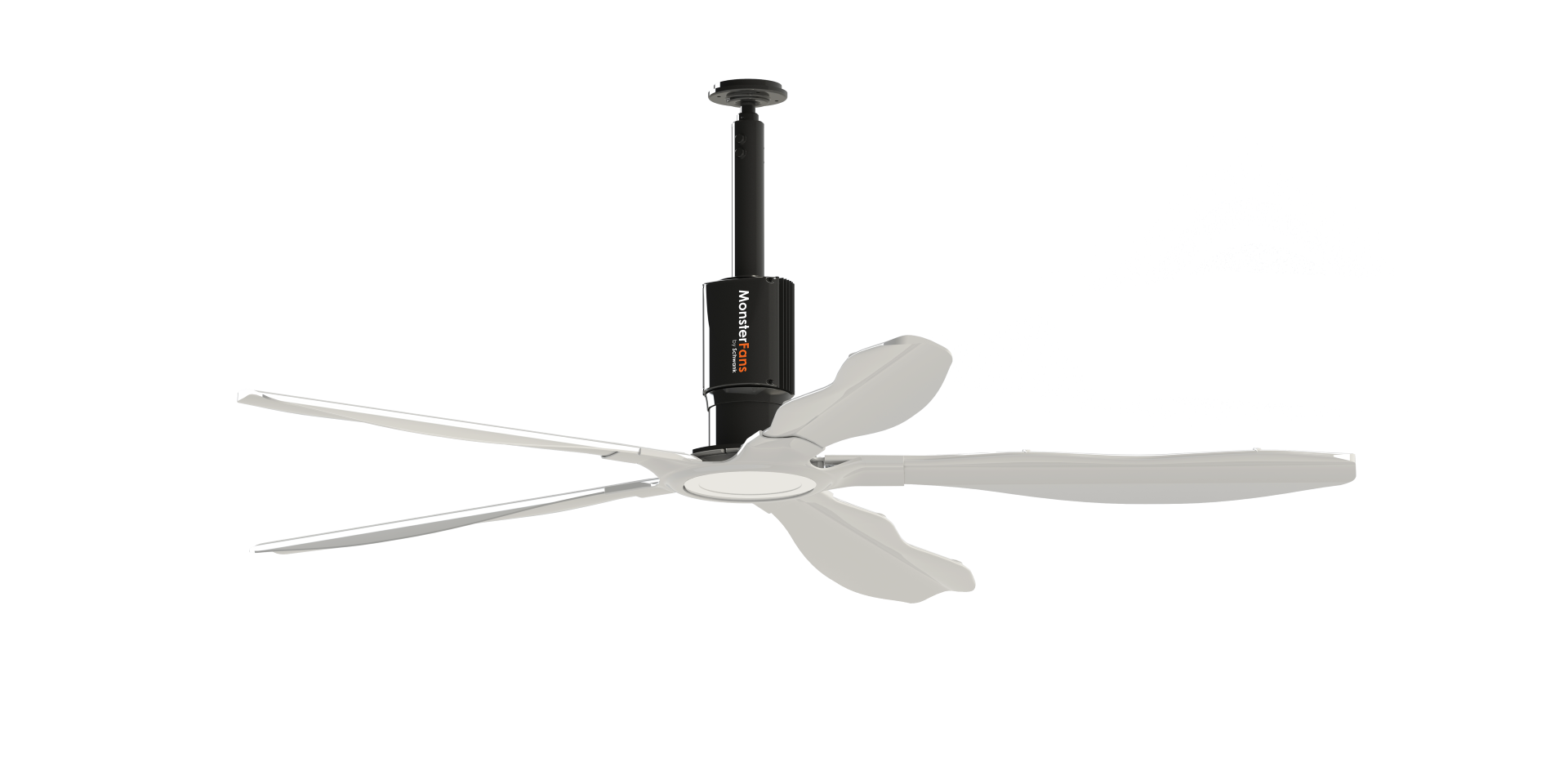 Schwank MonsterFans Style Series — Designer HVLS Fan with Controls & LED Light