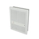TPI P3316TRPW 4000W 480V 3 Phase Fan Forced Wall Htr, White