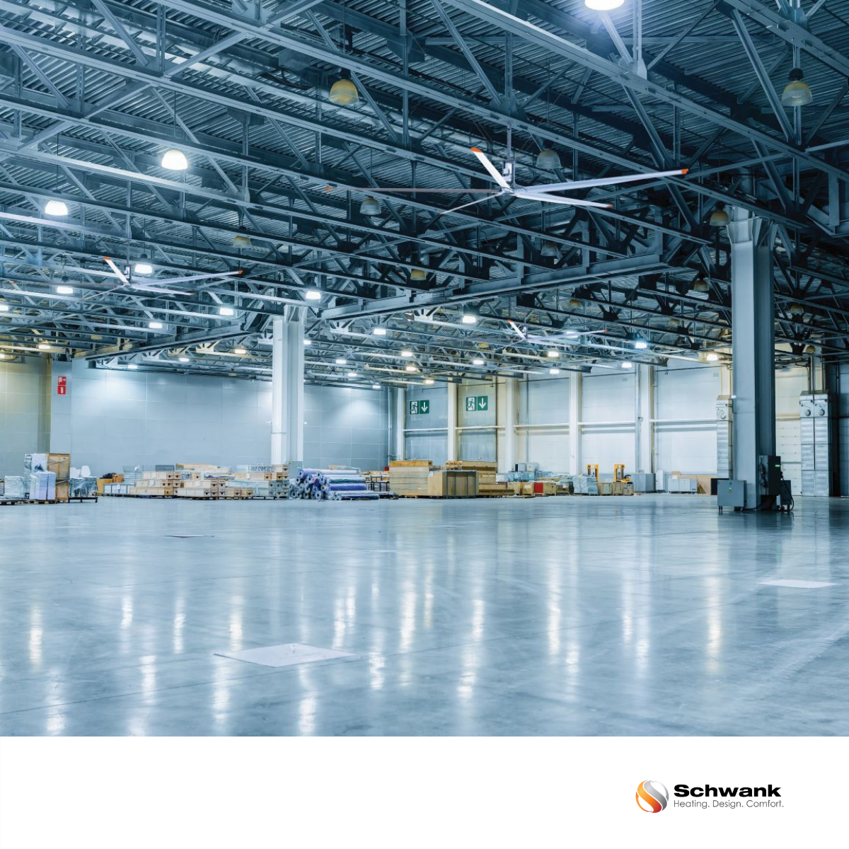 Schwank MonsterFans GD Series — Geared-Drive HVLS Industrial Fan